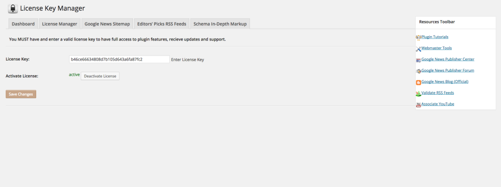 google-news-plugin-license-admin-dash